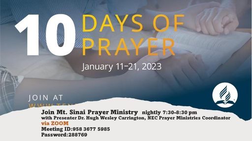 10 Days of Prayer